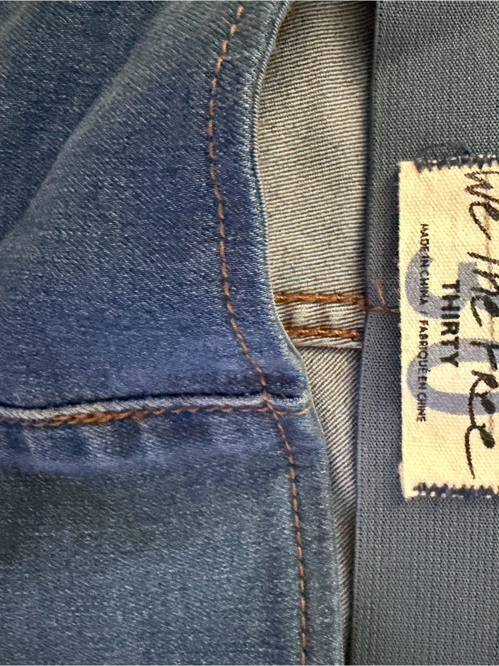 Free People Light Blue Flare Jeans